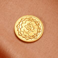 Om Motif 22 Karat 10 Gram Gold Coin,,hi-res image number null