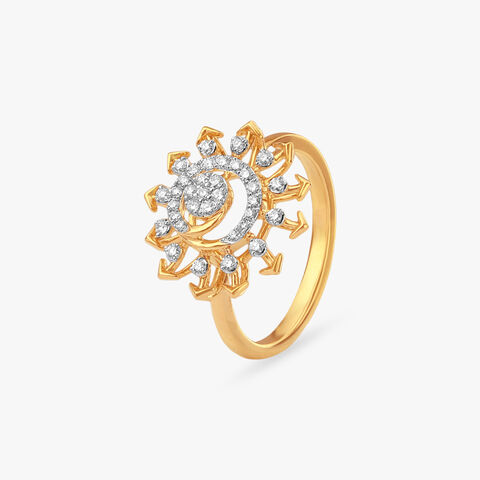Starlit Bloom Diamond Ring