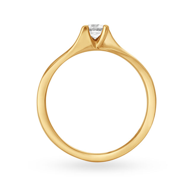 Classic Rose Gold and Diamond Ring,,hi-res image number null