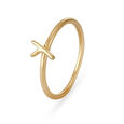 Letter Y 14KT Yellow Gold Initial Ring,,hi-res image number null