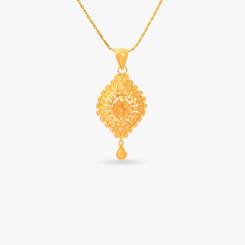 Timeless Bloom Gold Pendant