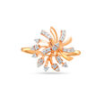 14 KT Rose Gold Pretty Flower Ring,,hi-res image number null