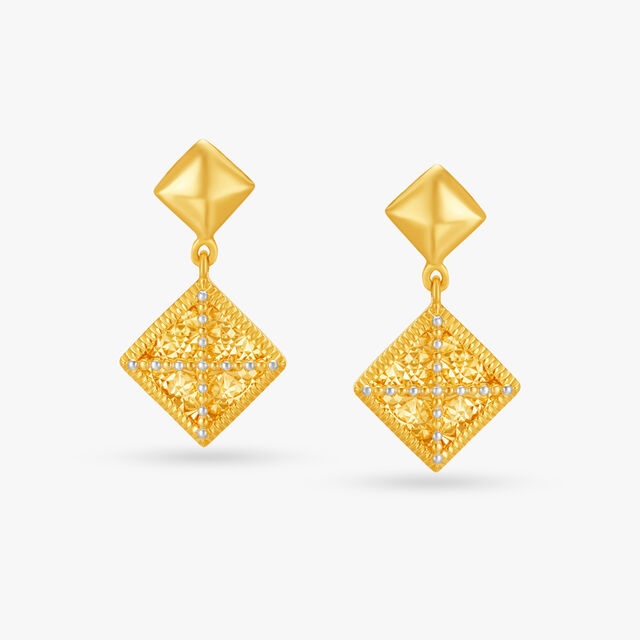 Splendid Geometric Drop Earrings,,hi-res image number null