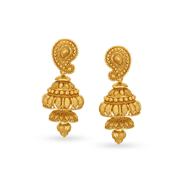 Opulent Antique Drop Earrings,,hi-res image number null
