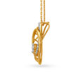 Radial Gold and Diamond Pendant,,hi-res image number null