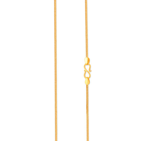 Shimmering Gold Foxtail Chain