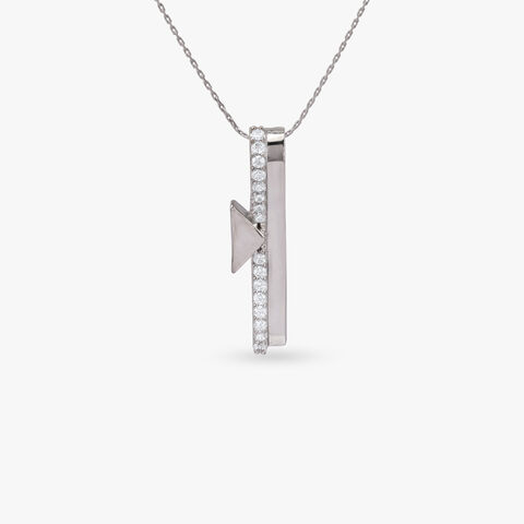 Aura Arrow Silver Pendant