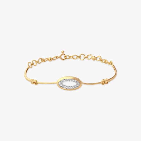 Luminous Loop Diamond Bracelet