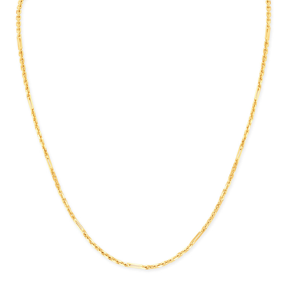 Two Toned Link Gold Chain for Men