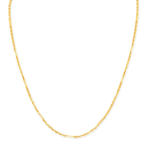 Two Toned Link Gold Chain for Men