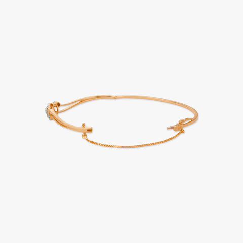 Cascade Loop Diamond Bangle