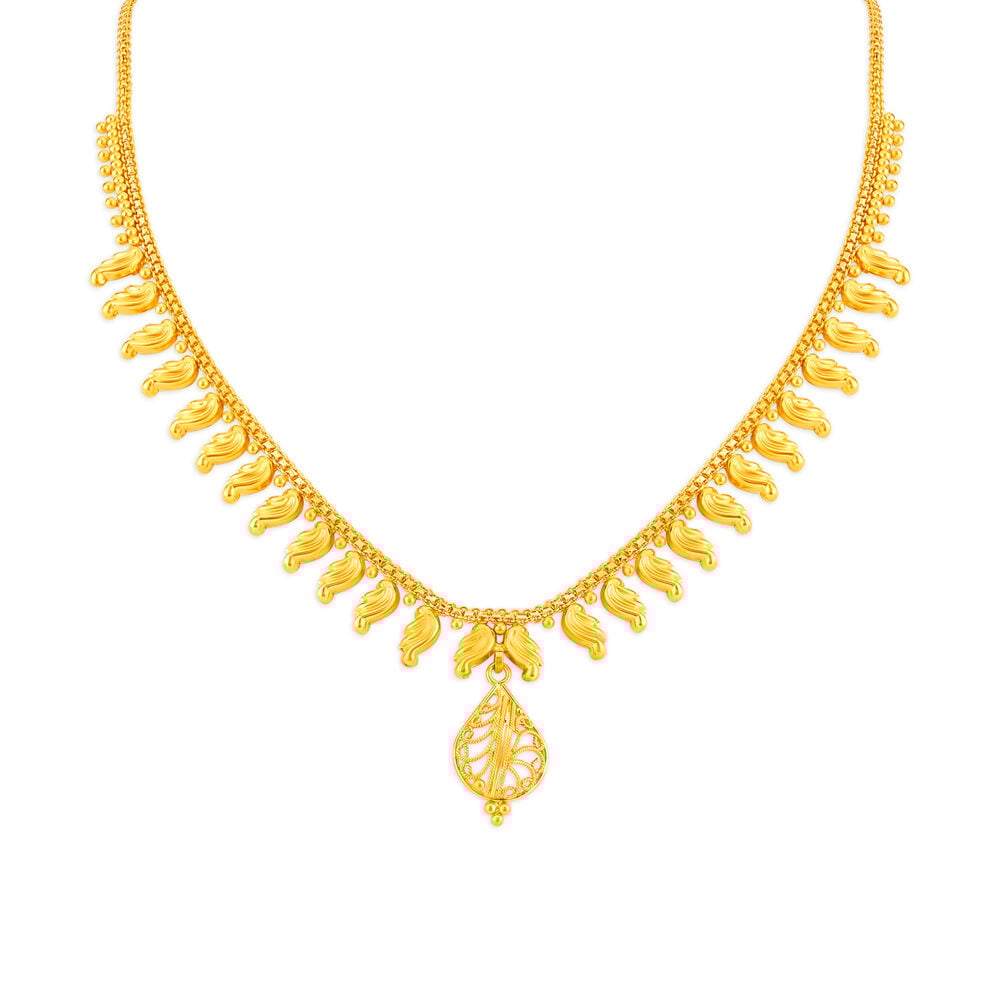 Price of gold necklace cheap