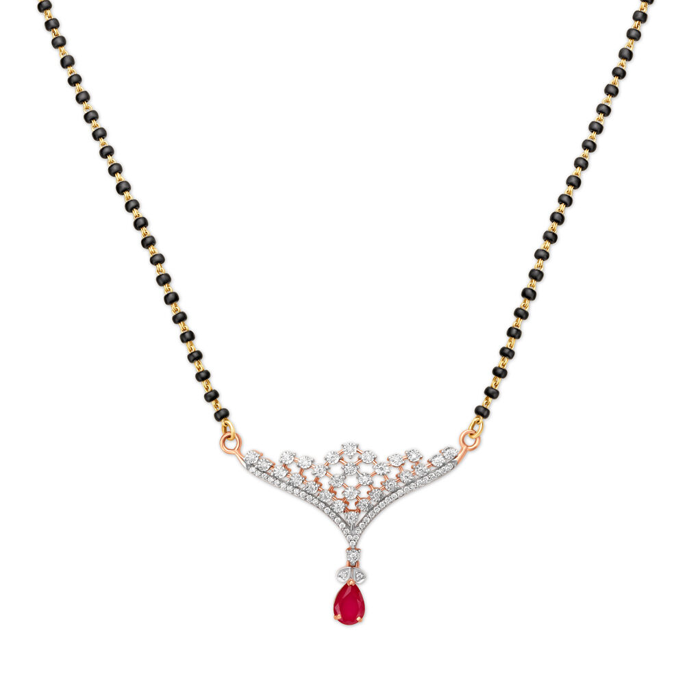 Latest designs of sales mangalsutra by tanishq
