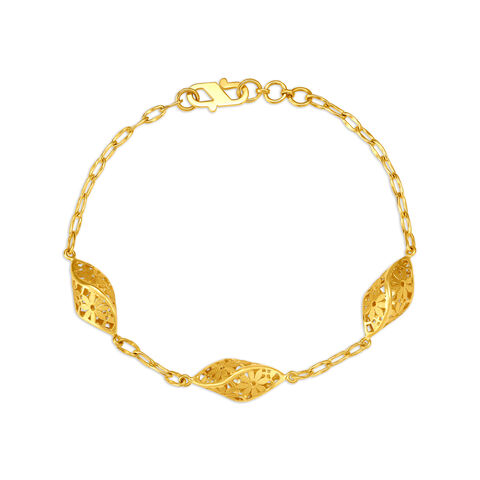 Stunning Floral Gold Bracelet