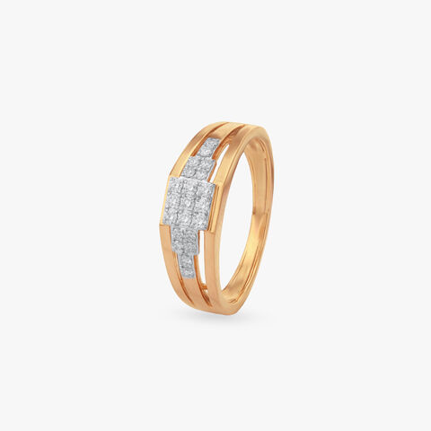 Split Shank Diamond Ring For Men