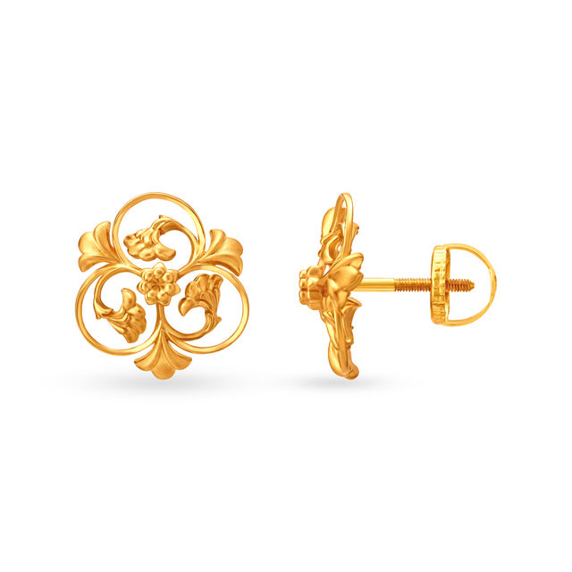 Dainty Gold Stud Earrings,,hi-res image number null