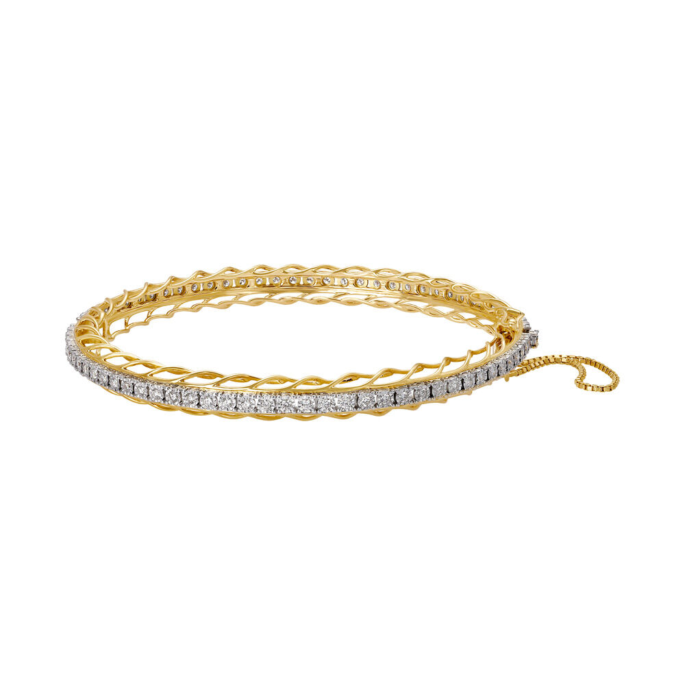 Pear Diamond Tennis Bracelet in 18k Yellow Gold