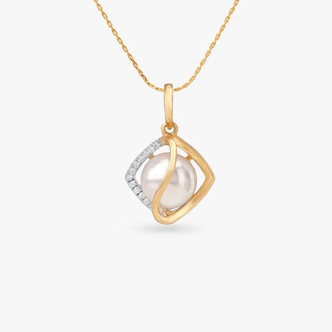 Framed Moonlight Diamond Pendant