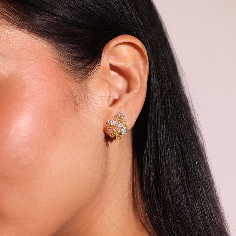 Butterfly Garden Diamond Stud Earrings
