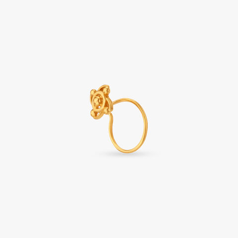 Orbital Grace Gold Nose Pin