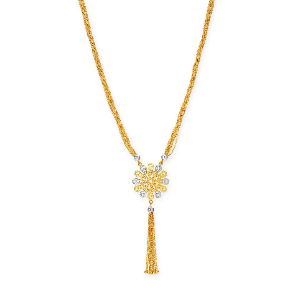 Gold chain for girl tanishq store