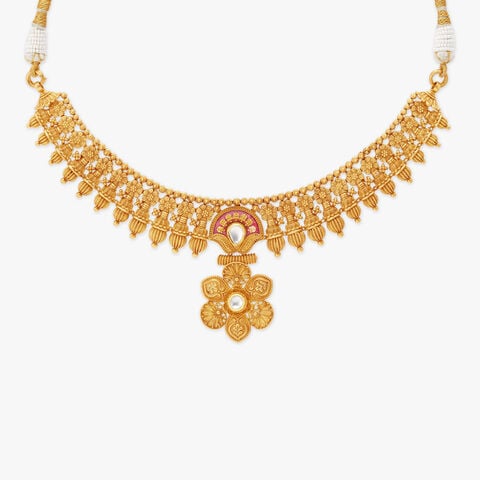 Regal Gold Necklace Set