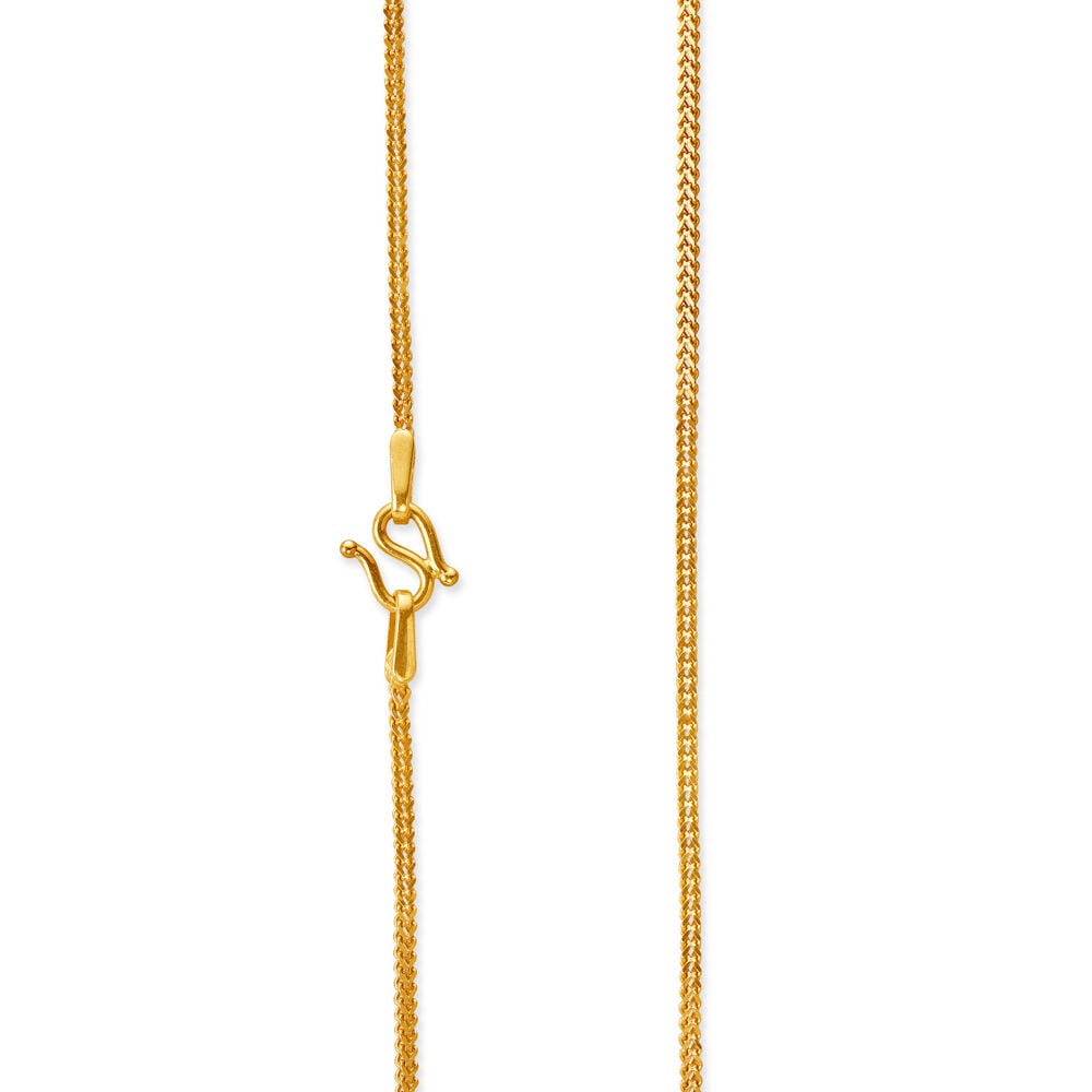 Tanishq gold chain for baby boy sale
