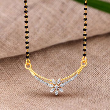 Charming Diamond Mangalsutra Pendant