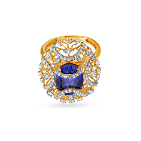 Bright Dazzling Diamond Finger Ring