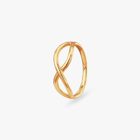 Infinity Embrace Gold Ring