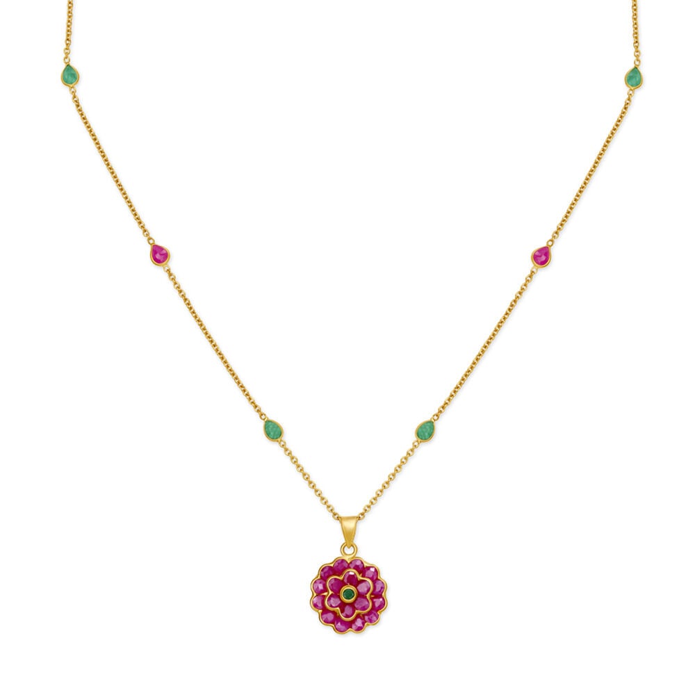 Ruby outlet pendant tanishq