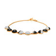 14 KT Yellow Gold Moonchild Diamond Bracelet,,hi-res image number null