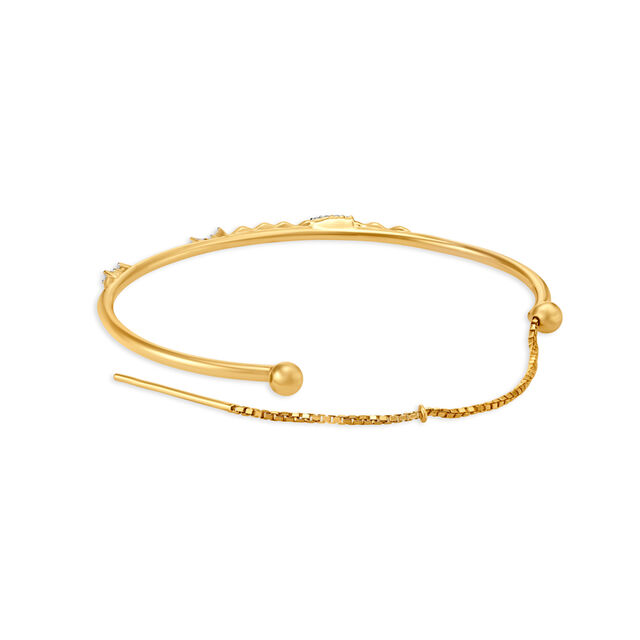14kt Yellow Gold Bangle - By the Sea Shore,,hi-res image number null