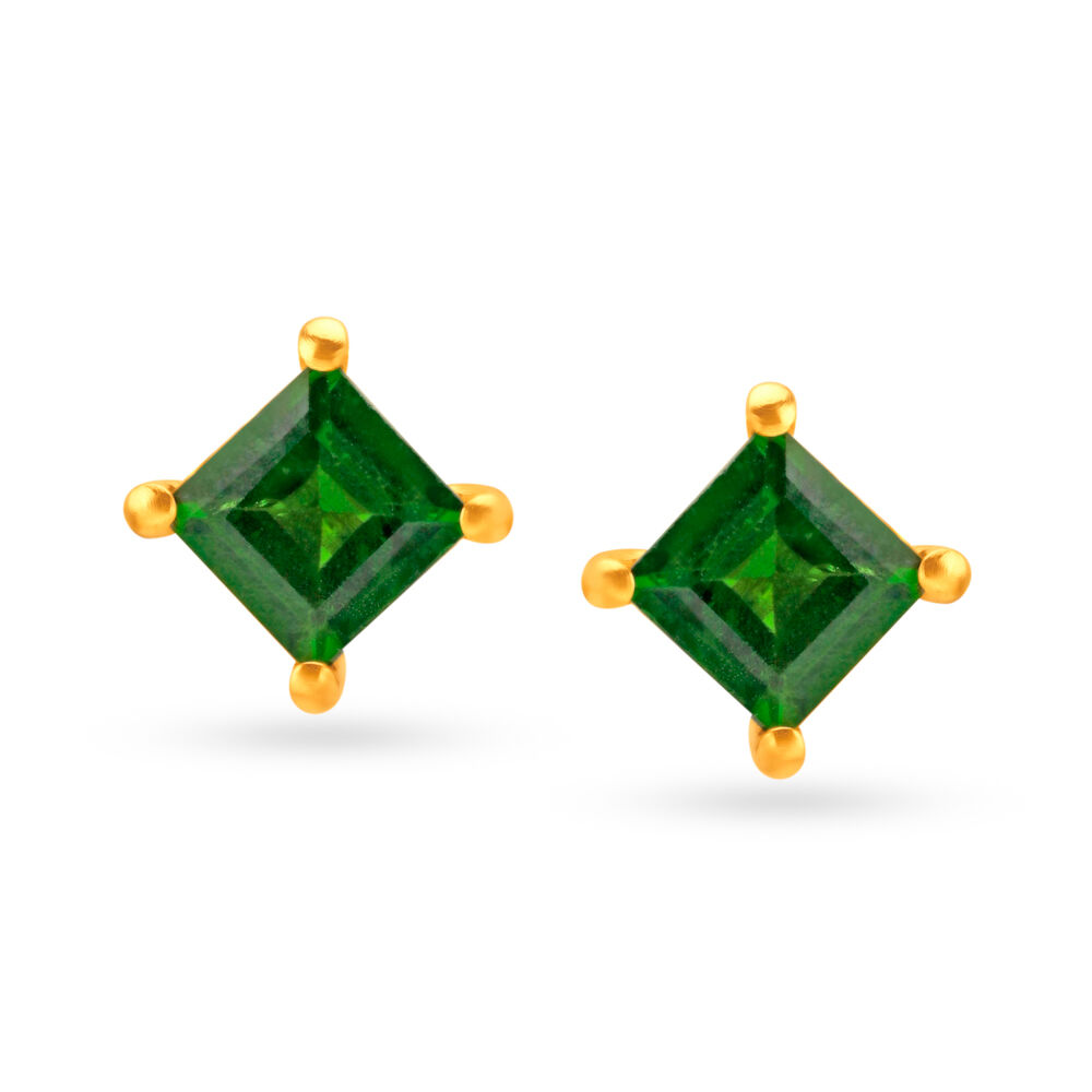 Emerald Stud Earrings  Earrings from Cavendish Jewellers Ltd UK