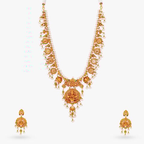 Embellished Gold Guttapusalu Haram
