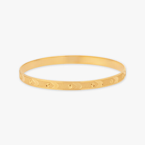 Engraved Gold Bangles