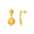 Subtle Pear Shaped Drop Earrings,,hi-res image number null