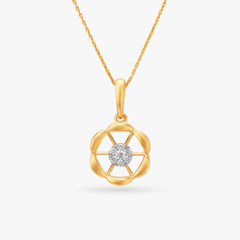 Circular Diamond Pendant