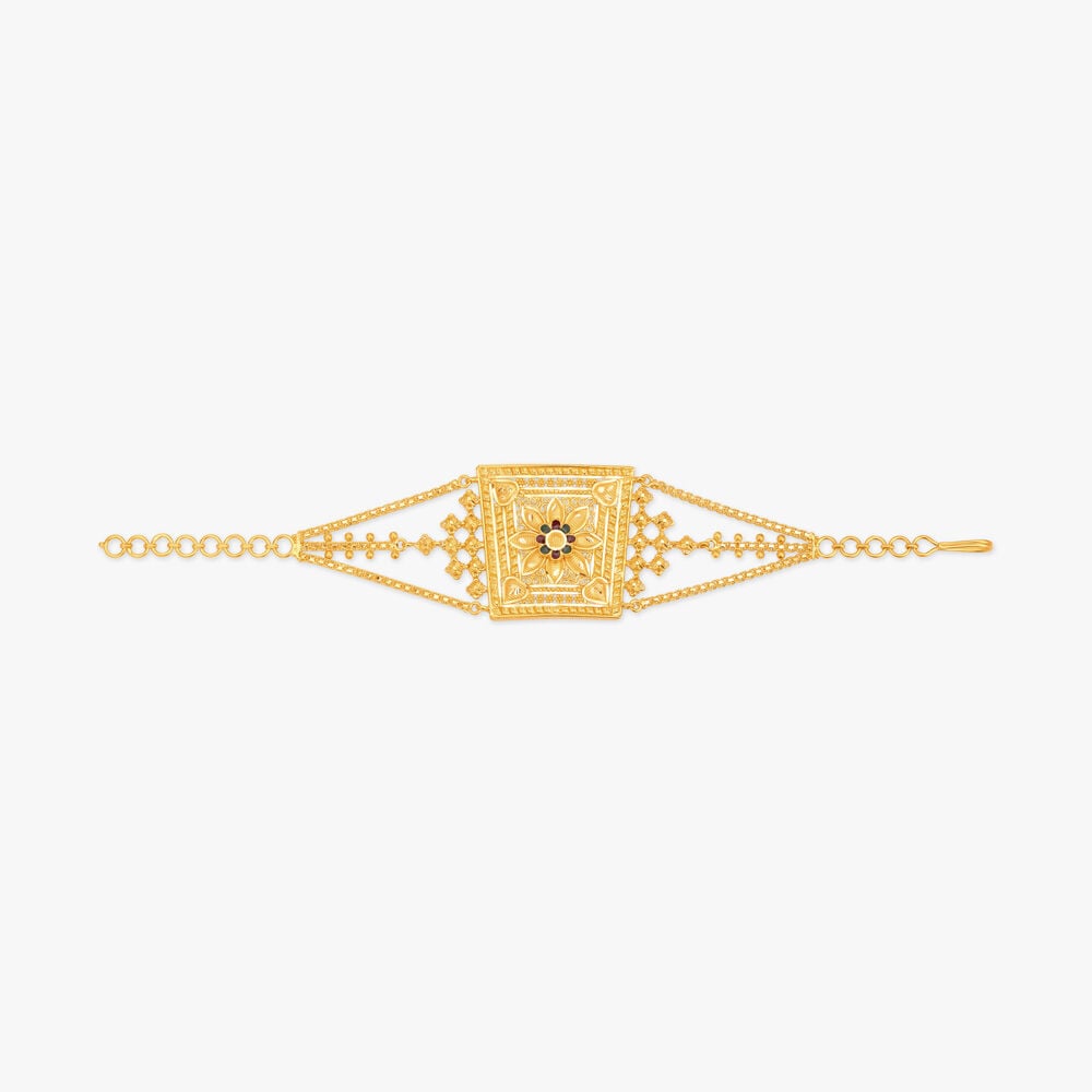 Stunning Bridal Gold Bracelet