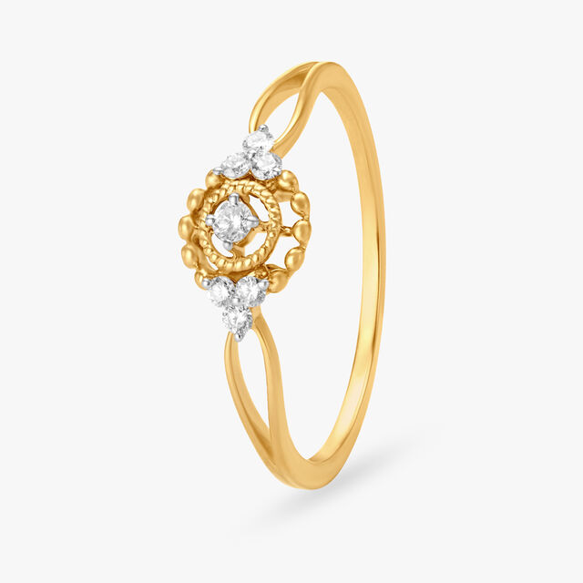 Minimal Glam Diamond Ring,,hi-res image number null