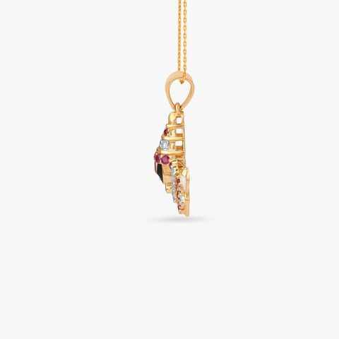 Sacred Balaji Diamond Pendant