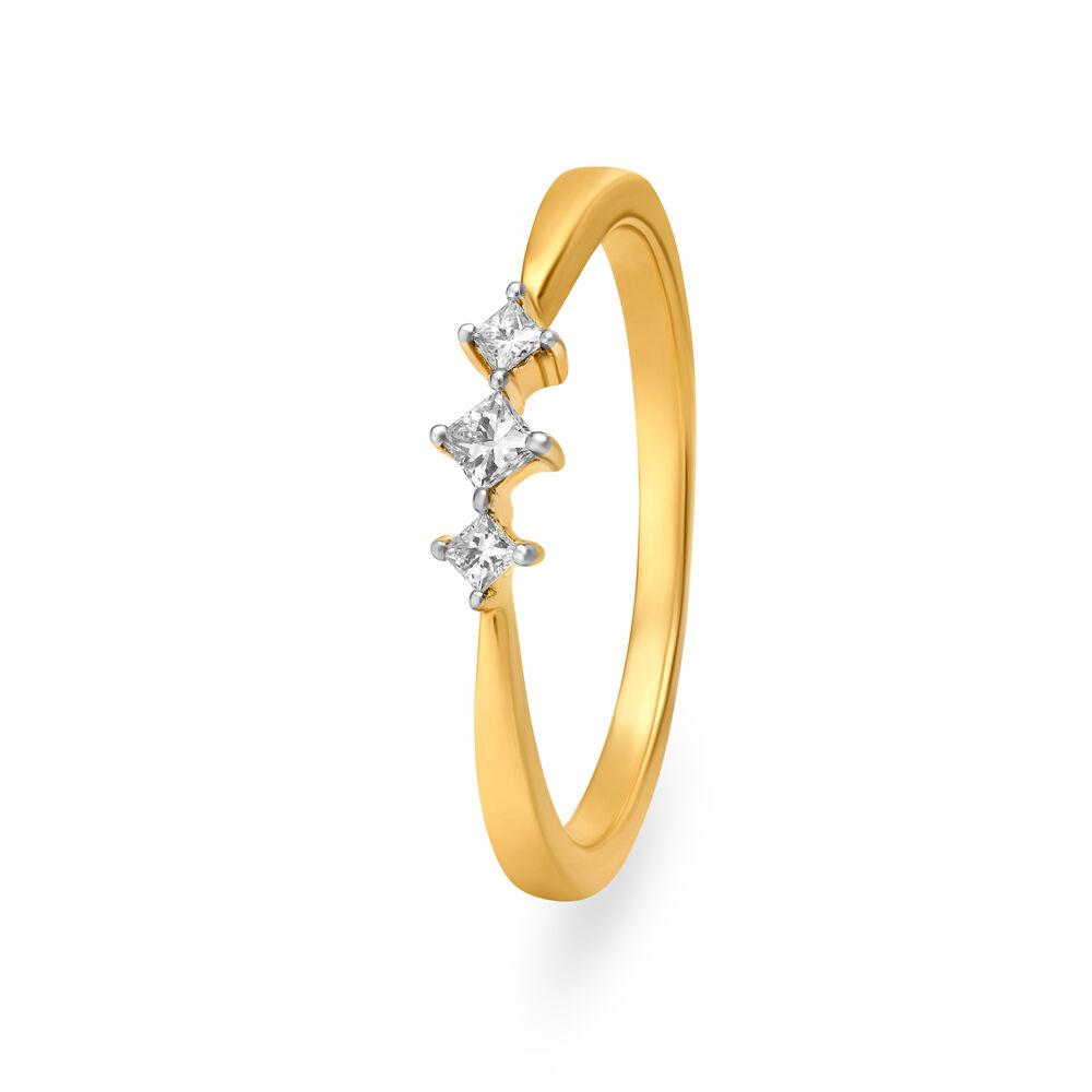 Straight Elegant Diamond Ring for Women-Yellow Gold by Arpee Jewellery | Diamond  rings with price, Diamond rings design, Ring design for female