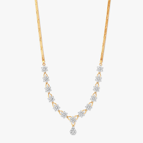 Blooming Beauty Diamond Necklace Set