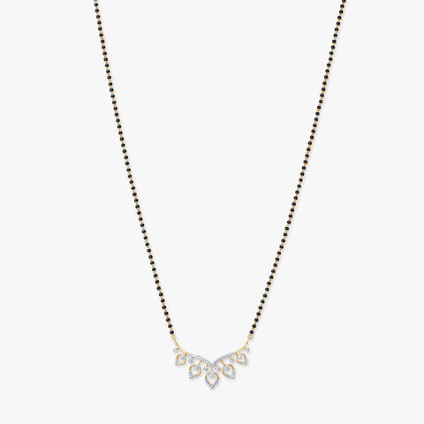 Cascading Hearts Diamond Mangalsutra