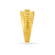 Rugged Style Gold Finger Ring For Men,,hi-res image number null
