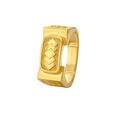 Hollow Style Geometric Gold Finger Ring For Men,,hi-res image number null
