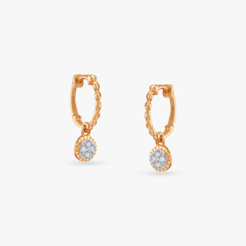 Twilight Twister Diamond Drop Earrings