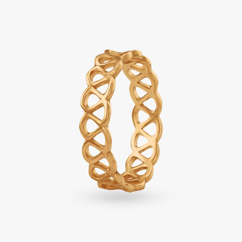 Loop Weave Gold Ring