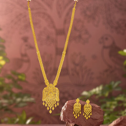 Palki Heritage Gold Necklace Set