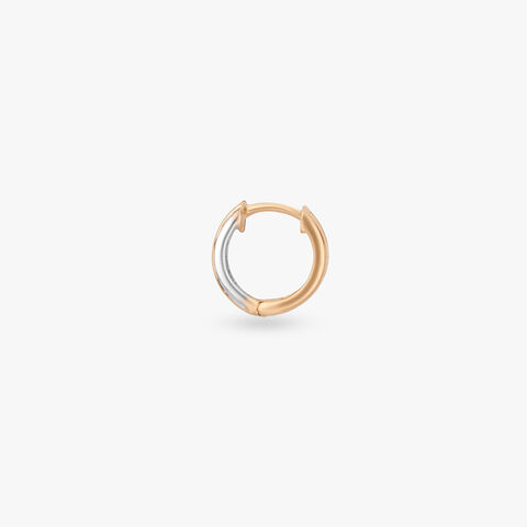 Refined Luxury. Diamond Hoop Earring For Men